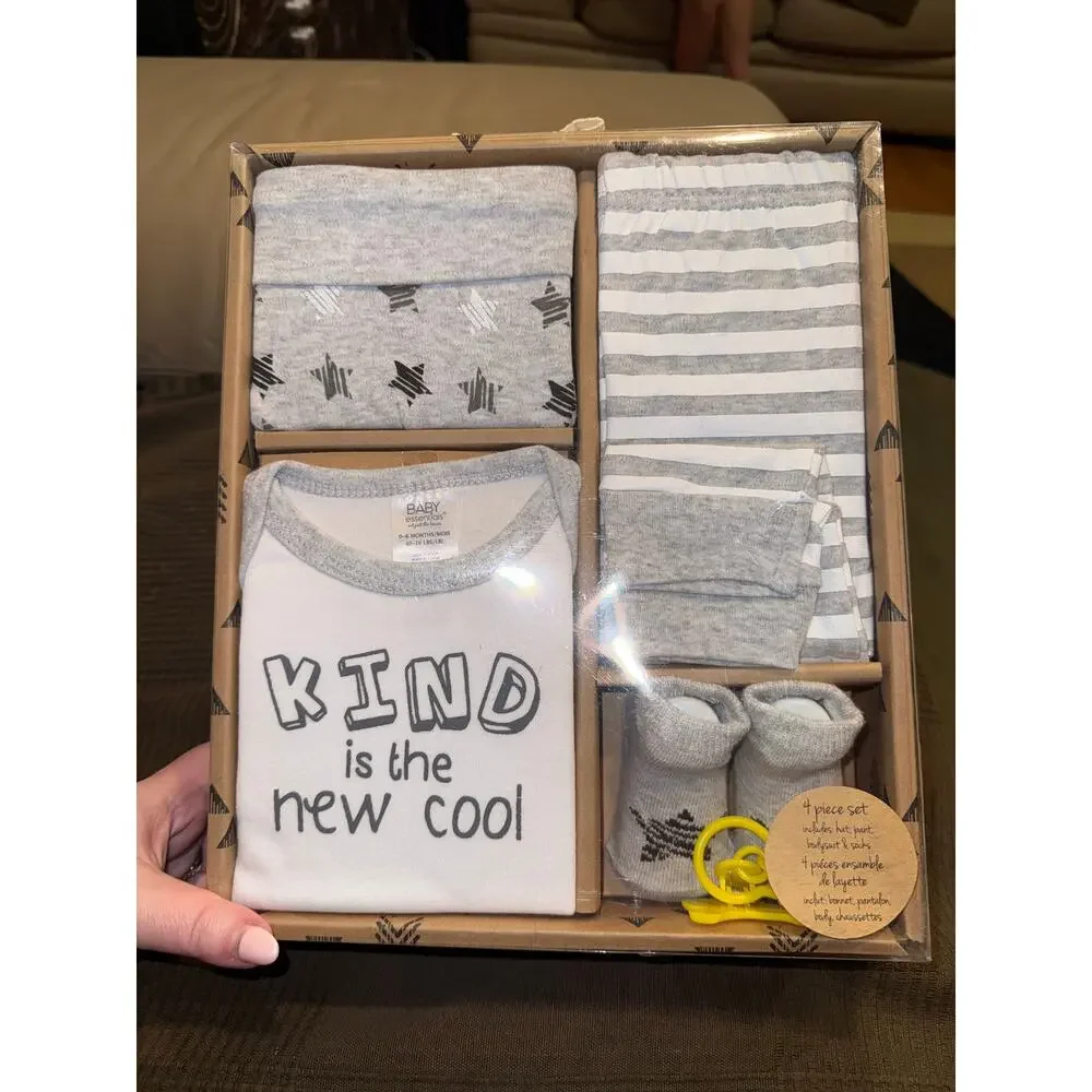 Baby Essentials 4 piece Layette gift set